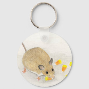 Porte-clés Souris avec Cornes à bonbons