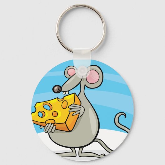 Porte-clés Souris avec Fromage (Recto)