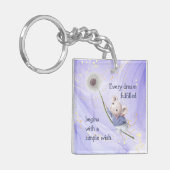 Porte-clés Souris Dandelion Chaque Rêve Simple Souhait (Devant gauche)
