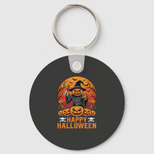 Porte-clés Souris de citrouille effrayante Joyeux Halloween D
