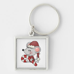 Porte-clés Souris de Noël avec du sucre de canne