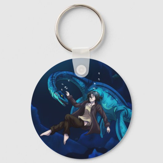 Porte-clés Sous l'eau avec Plesiosaurus (Recto)