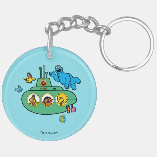 Porte-clés Sous-marin Cookies Monster and Sesame Pals (Dos gauche)