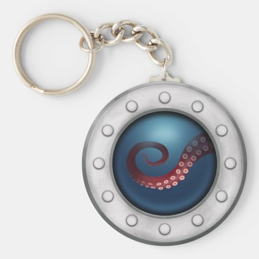 Porte-clés Sous-marin Porthol Deep Sea Creature Steampunk (Devant)