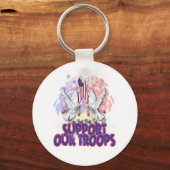 Porte-clés "Soutenez nos troupes" (Recto)
