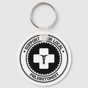 Porte-clés Soutenez votre phlébotomiste local