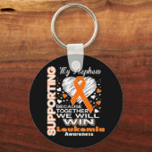 Porte-clés Soutenir ma sensibilisation à la leucémie népalais (Recto)