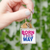 Porte-clés Soutenu cette fierté de Bi de manière (main)