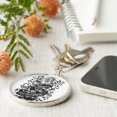 Porte-clés Soutenu pour chanter des cadeaux (Côté)