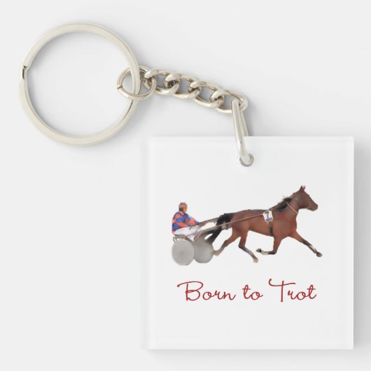 Porte-clés Soutenu pour trotter (Devant)