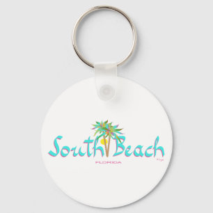 Porte-clés South Beach Sun Miami