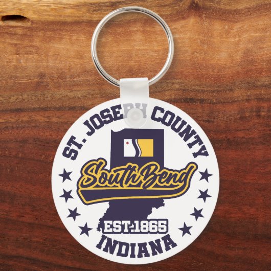 Porte-clés South Bend, Indiana (Verso)