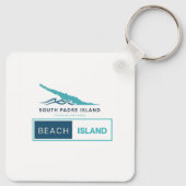 Porte-clés south pedre island beach island (Dos)