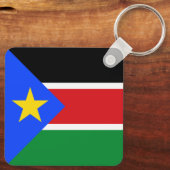 Porte-clés South Sudan Flag (Verso)