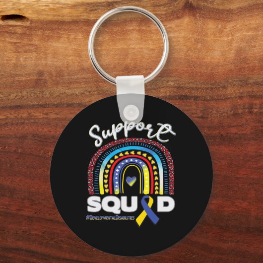 Porte-clés Soutien aux personnes handicapées du développement (Recto)