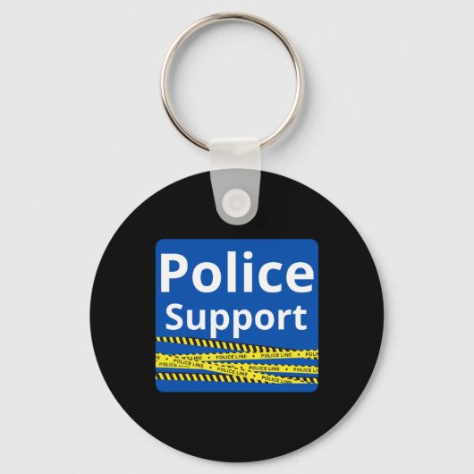 Porte-clés Soutien de la police (Recto)