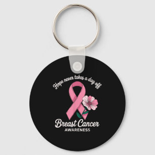 Porte-clés Soutien de sensibilisation au cancer du sein Hope