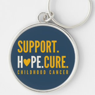 Porte-clés soutien du cancer de l'enfance espoir guérison Por