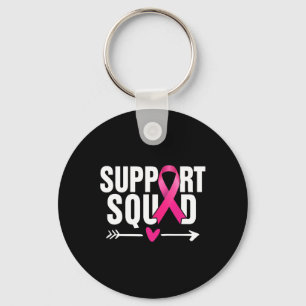 Porte-clés Soutien du guerrier du cancer du sein Équipe du ca