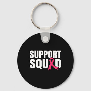 Porte-clés Soutien du guerrier du cancer du sein Équipe du ca