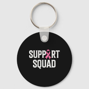Porte-clés Soutien du guerrier du cancer du sein Équipe du ca