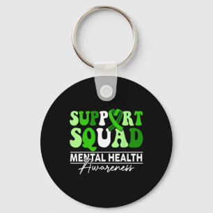 Porte-clés Soutien Équipe Tournesol Cheveux Santé mentale