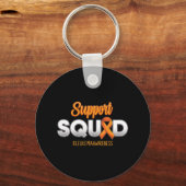 Porte-clés Soutien Escadron Leucémie Lutte pour (Recto)