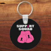 Porte-clés Soutien Gant de boxe de l'équipe de soutien Pink R (Recto)