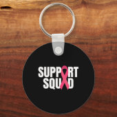 Porte-clés Soutien Squad Pink Ribbon Sensibilisation au cance (Recto)