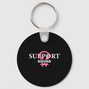 Porte-clés Soutien Squad Sensibilisation au cancer du sein Ru