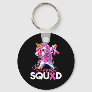 Porte-clés Soutien Squad Sensibilisation au cancer du sein Un
