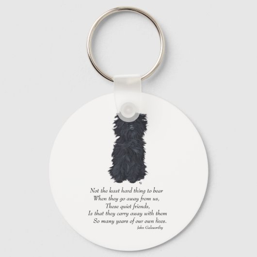 Porte-clés Souvenir Affenpinscher (Recto)