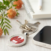 Porte-clés souvenir Canada personnalisé drapeau du (Côté )