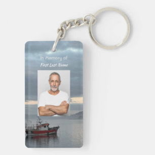 Porte-clés Souvenir commémoratif Bateau de pêche Pêcheur