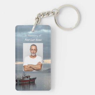 Porte-clés Souvenir commémoratif Bateau de pêche Pêcheur