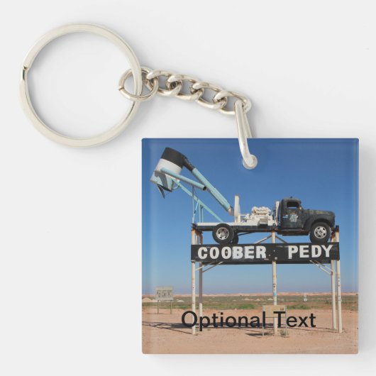 Porte-clés Souvenir Customisé Pedy Coober (Devant)