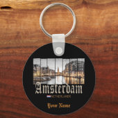 Porte-clés Souvenir d'Amsterdam Netherlands (Recto)