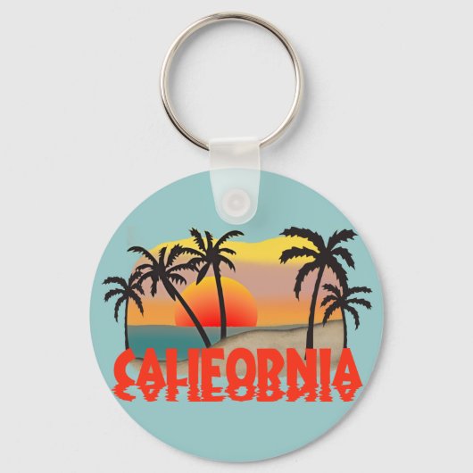 Porte-clés Souvenir de Californie (Recto)