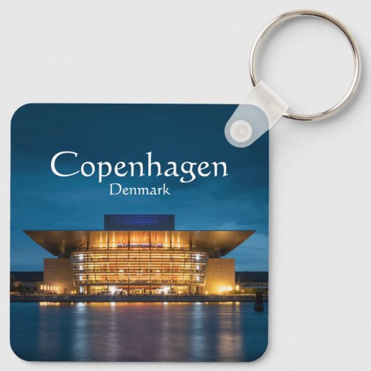 Porte-clés Souvenir de Copenhague (Dos)