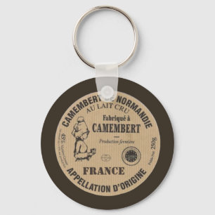 Porte-clés Souvenir de France : Le camembert