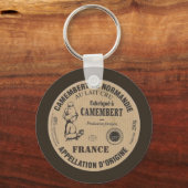 Porte-clés Souvenir de France : Le camembert (Recto)