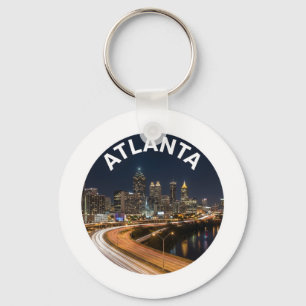 Porte-clés Souvenir de la ligne d'horizon d'Atlanta Géorgie,