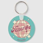 Porte-clés Souvenir de l'île canarienne de Tenerife Espagne (Recto)