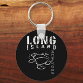 Porte-clés Souvenir de Long Island New York (Recto)