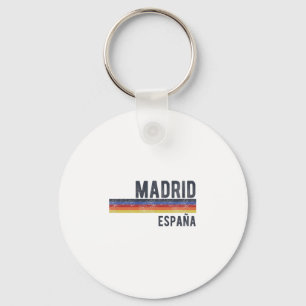 Porte-clés Souvenir de Madrid Espagne Skyline Hommes Femmes E
