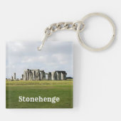 Porte-clés souvenir de Stonehenge Angleterre (Dos)