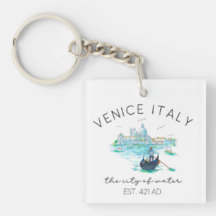 Porte-clés Souvenir de vacances à Venise Italie