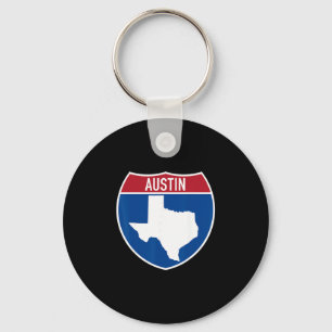 Porte-clés Souvenir de vacances sur l'autoroute interstate à