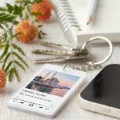 Porte-clés Souvenir de votre voyage : Modèle (Devant droit)