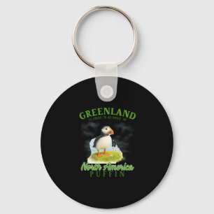 Porte-clés Souvenir de voyage au Groenland Macareux Arctique